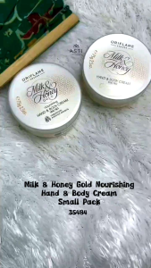 milk and honey body cream small pack and milk honey sugar scrub small pack ORIFLAME