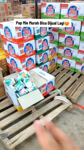 Pop Mie Cup Smua Varian Rasa  Harga Yang Tertera Persatu karton isi24cup/12cup.