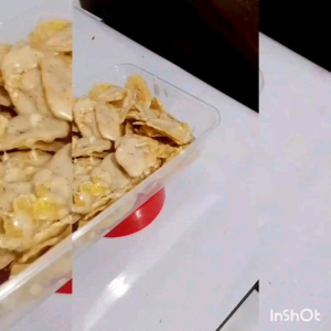 Keripik Pisang Tiramisu 500ml – Snack Manis Renyah 186gr + Free Sumpit