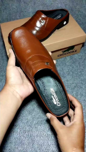 MODEL TERBARU sepatu sandal slop slip on kulit pria premium berkualitas