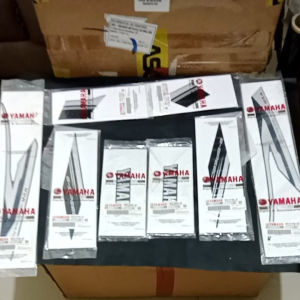 1set Grapic Sticker Stiker Striping Decal List Body Original Yamaha VXN155 VIXION R 2019 MAT BLUE METALLIC 3 Graphic Setriping Setiker Full body