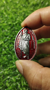 เหรียญรุ่น รวยยั่งยืน เลข111 หลวงปู่จื่อ พันธมุตโต รายการที่39 เนื้อแบล็คโรเดียม ลงยาแดง  รับประกันพระแท้ทัน100%