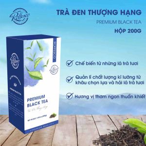 TRÀ ĐEN THƯỢNG HẠNG ROFFESCO - PREMIUM BLACK TEA - Hương Vị Tự Nhiên Thuần Khiết Hộp 200G