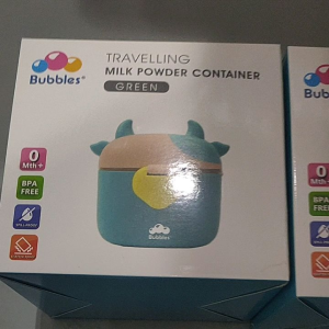 BUBBLES TRAVELLING MILK POWDER CONTAINER ASSORTED