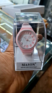 TERLARIS MASON ORIGINAL M3203 Jam Tangan Wanita - Anak Rubber Silikon Strap Anti Air Renang