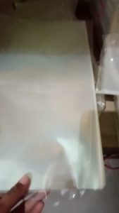 Plastik OPP kaca bening lebar 7-14 cm berat 250 gram