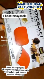 BOSTER ANTENA / PENGUAT SINYAL TV MEREK TOYOSAKI TYPE TYS-999 SMART CHIP