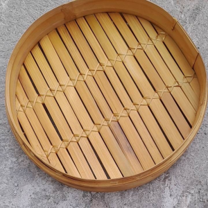Klakat Bambu Dimsum 40cm Kukusan Bambu Wadah saja