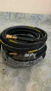 Dây rửa xe 3 lớp bố thép 30Mpa cao áp 10m 15m  20m + kèm khớp nối nhanh 3/8