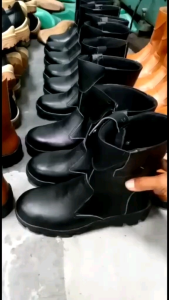 sepatu safety kulit boot king murahh polll