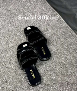 SANDAL WANITA KEKINIAN SANDAL PUFFY EMPUK ENTENG