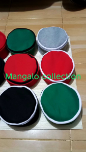 Peci Lipat Mesir Merah Hitam Hitam Merah bolak balik