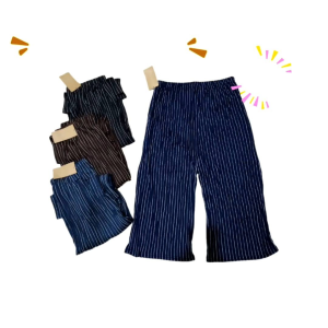 Pleated Seluar Pendek 3 suku Panjang Perempuan Lady Pleated 3 Quarter Length Short Pant