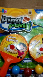 MAINAN ANAK BIG PING PONG / RAKET PING PONG SET SH 282