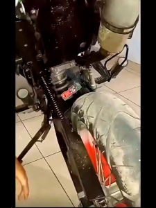 mika mudflap pelindung shock KLX