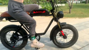 XE ĐẠP THỂ THAO TRỢ LỰC ĐIỆN AKEZ KHUNG NHÔM PIN LITHIUM 48V18AH - Phiên bản Cao Bồi
