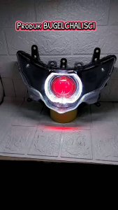 Reflektor Lampu Depan Yamaha Mio Soul GT 125 Blue Core Model Custom Biled Ala-ala Cahaya Super Terang