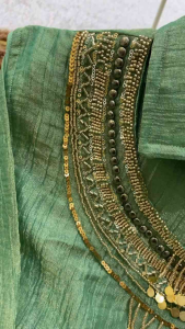 Trending Modern Style Plazo Pants-Shirt with Hand-made Embroidery Shrug for this Festival Seasons (Pre-Order: 8 to 21 Days Delivery) MW-ITG070826