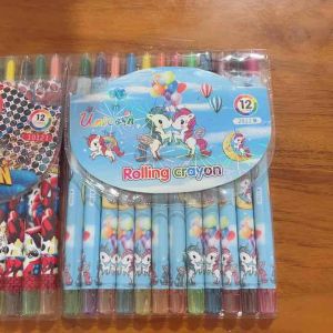 Crayon Putar 12 warna panjang 1012 karakter fancy