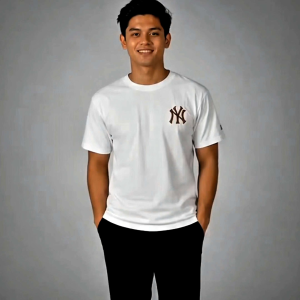 Mens Premium Cotton Crew Neck T-Shirt Soft Breathable Casual Daily Wear White XL