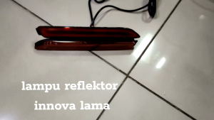 Lampu reflektor bumper belakang Toyota innova 2005-2015 Fortuner 2012-2015