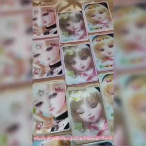 CERMIN LIPAT SLEDING 3 DIMENSI / KACA GENIT LIPAT / CERMIN LIPAT MAKE UP / KACA RIAS KEDIP BARBIE / FOLDING MIRROR / KSD7840