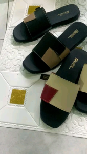 Sandal slop wanita kombinasi// sandal wanita terbaru// slop wanita