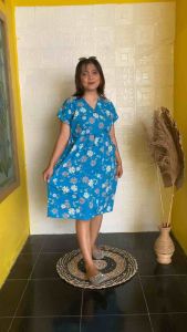 Daster Kekinian untuk Wanita: Daster Kimono Pendek Motif Bunga & Daster Selutut Busui Wanita