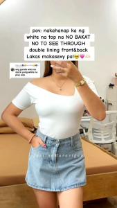 New Trending Basic Zig Double Lining Top Casual for Women