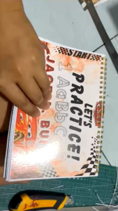 RING BIND TRACING ACITIVITY BOOKLET FOR KIDS - ALL IN: NAME NUMBERS LETTERS SHAPES LINES