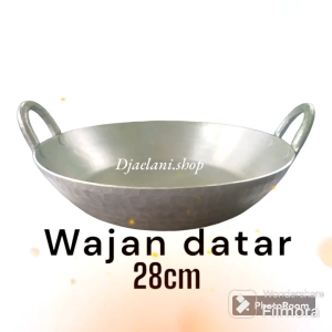 wajan datar 25-28cm anti lengket wajan martabak cilung khas garut