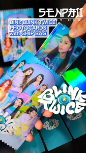 BINI: BLINK TWICE PHOTOCARDS with CHIP BAG