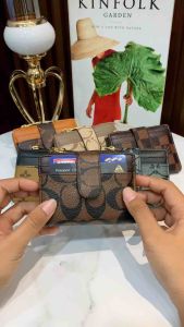 MARIONE - SPENCER Dompet Kartu Mini Card Holder Dompet UANG KERTAS KULIT Import Premium