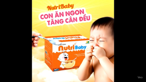CỐM VI SINH NUTRIBABY (20 gói 3gram)