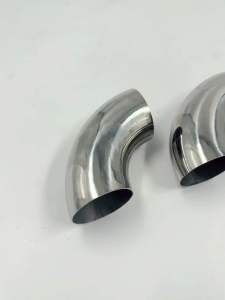 ข้องอสแตนเลส ข้องอ 90 องศา เลส 304 ขนาด 2 นิ้ว หนา 1.2 มิล