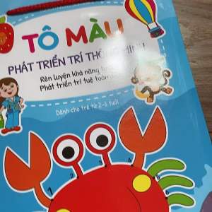 [HCM] Túi 8 cuốn tô màu cho bé phát triển trí thông minh
