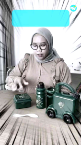 Technoplast Paket Bekal SCHOOL BOX Design Soccer Kotak Bekal & Botol