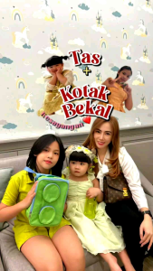 TECHNOPLAST BIG BLOCK SOFT LUNCH KIT SET KOTAK MAKAN BOTOL MINUM DAN TAS BEKAL