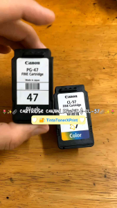 Tinta Cartridge Canon 47/57 Untuk Printer Canon E400E410E460E470E477E480