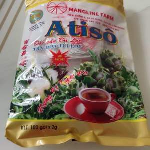 Gói Trà Atiso MANGLINE FARM date mới  nhất Đặc Sản Đà Lạt100 Túi Lọc