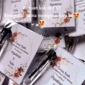 HOT PROMO 50 Pcs Souvenir Pernikahan / Souvenir Parfum