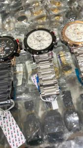 Jam Tangan Pria Viral Original Rantai Analog Tanggal Hari Aktif Tahan Air