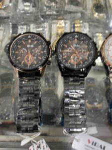 Jam Tangan Pria Viral Original Rantai Analog Tanggal Hari Aktif Tahan Air