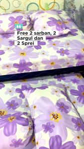 120x200 SEPREI SORONG 2IN1 / sprei atas bawah / sprei Bedsorong /sprei 120x200 tinggi 30cm