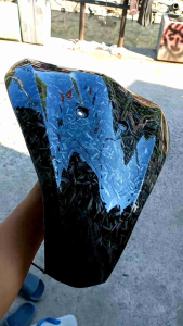 Tameng Dada Dasi Depan Spacy Karbon Forget