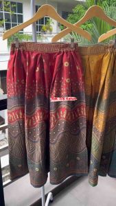 Rok Batik 7/8 Wanita Modern Panjang 80cm Saku Dalam Bahan Katun Halus