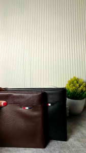 Handbag Clutch Bag PU Leather Netherland Multifungsi / Coklat / Salman Store