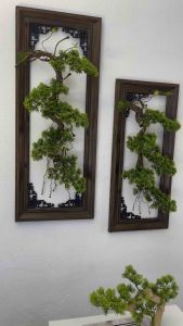 Tranh Bonsai Treo Tường Khung Nhựa Cứng Siêu Nhẹ Cao Cấp Trang Trí Nhà Cửa Phong Thủy Đẹp