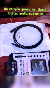 Bộ chuyển đổi âm thanh DAC Choseal Chất lượng cao  Bộ Chuyển quang âm thanh Choseal dùng cho Smart tivi Tvbox.. kết nối với loa âm ly... - Lazada