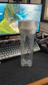HIGHFLO CLEAR HOUSING WITHOUT VALVE RELEASE D.I.Y EASY TO USE PLUG AND PLAY FILTER NOT INCLUDED